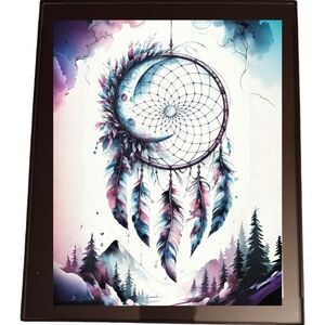 Dreamcatcher In A Glass Front Frame 8x10 Picture AI wall